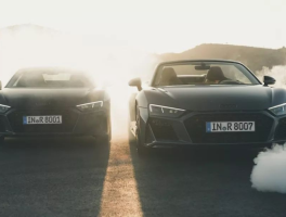 奥迪限量超跑首度亮相，硬刚兰博基尼，犀利前脸冲击力十足