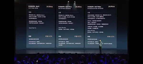 小米汽车SU7上市_小米SU7价格_小米su7
