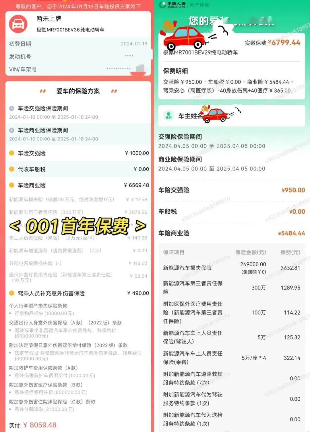 小米su7_小米SU7保险费用_特斯拉Model 3保险费用