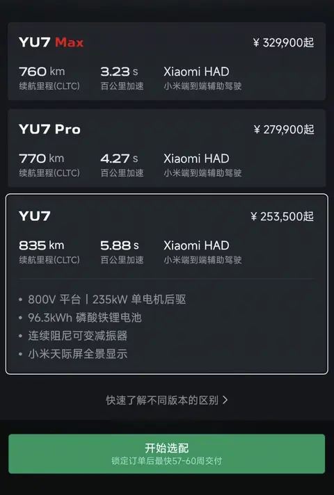 小米汽车_小米SU7 Ultra配置下架_小米SU7 8月购车政策