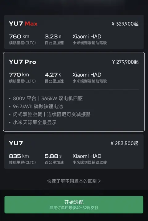 小米SU7 Ultra配置下架_小米SU7 8月购车政策_小米汽车